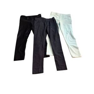 GIRLS Legging bundle size 5/6 XS Koral CAT & jack jegging denim velvet